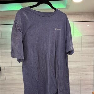 Columbia Men's Heathered Blue Short Sleeve Tee